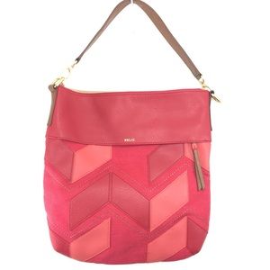 RELIC Oh Happy Day Red Patchwork Purse